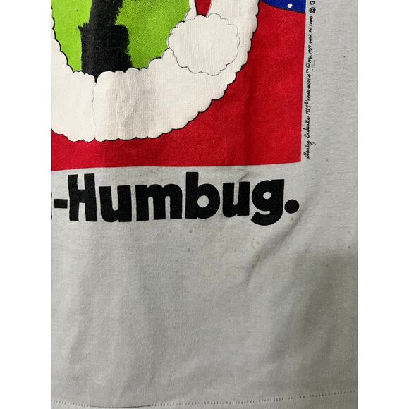 Vintage Stanley Desantis 1987 Frankenstein Bah-Humbug T Shirt Size Medium - Picture 11 of 13